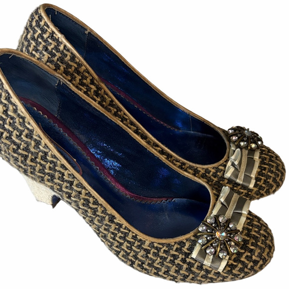 Poetic License Shoes - Poetic Licence Tweed Pumps | EUC | Sz 40EUR /9-9.5